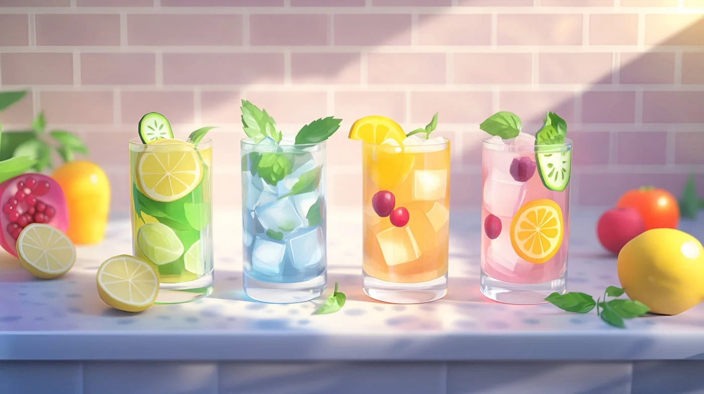 Mocktails naturels : quand hydratation rime avec inspiration