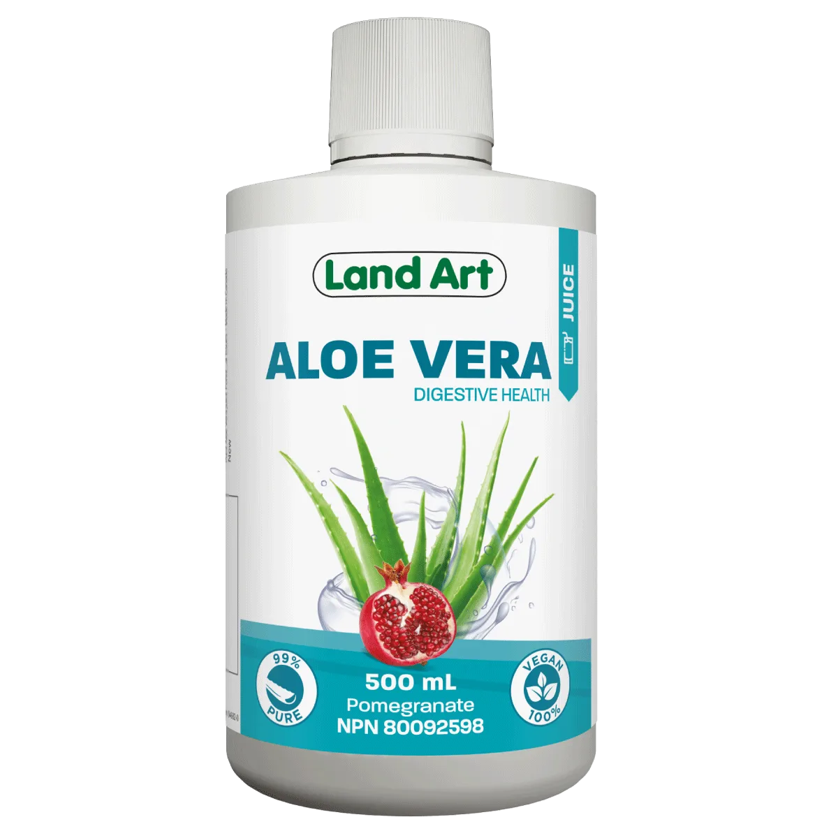 Aloe Vera Gel Cranberry 500mL - Land Art