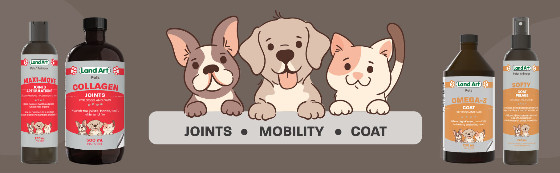 Pet Products for Dogs and Cats | Land Art